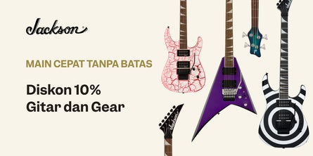 Diskon 10% Jackson Gitar dan Gear | Swee Lee Indonesia