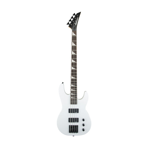 Jackson JS Series Concert Bass JS2 Guitar, Amaranth FB, Snow White (B-Stock)