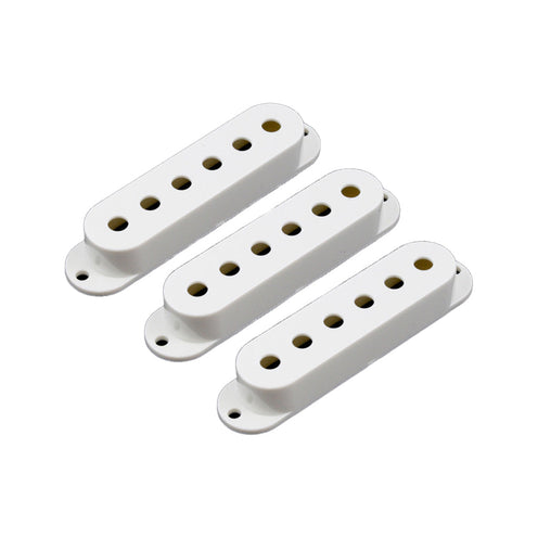 Allparts PC-0406-025 White Guitar Pickup Covers for Stratocaster, Set of 3