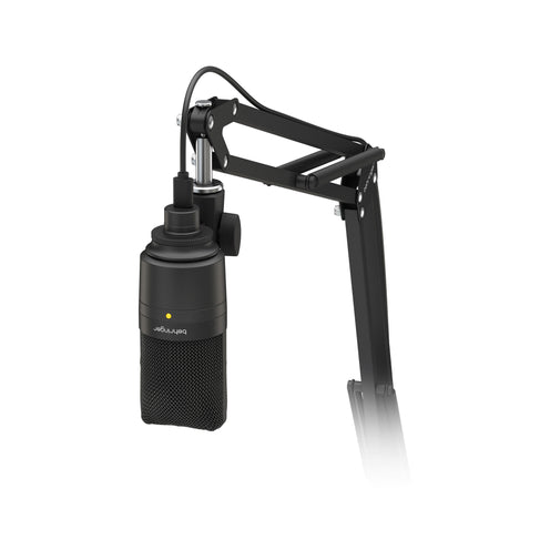 Behringer D3 PODCAST BUNDLE Professional USB Podcast Microphone with Boom Arm and Pop Filter