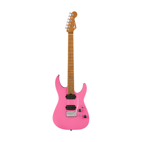 Charvel Pro-Mod DK24 HH 2PT CM Electric Guitar, Maple FB, Bubblegum Pink