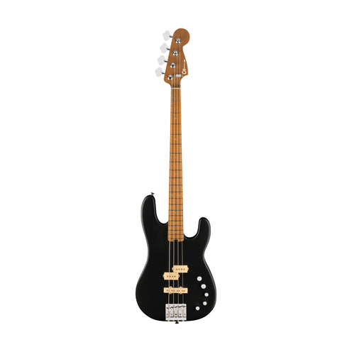 Charvel Pro-Mod San Dimas Bass PJ IV Electric Bass Guitar, Maple FB, Satin Black