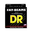 DR Strings FB5-45 Fat-Beams Stainless Steel 5-string Bass Guitar Strings, 45-125