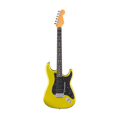 Fender FSR American Ultra II Stratocaster HSS Electric Guitar, Ebony FB, Solar Flare