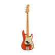 Fender Player Plus Active Precision Bass Guitar, Maple FB, Fiesta Red