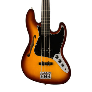 Fender Limited Edition American Suona Jazz Bass Thinline Guitar, Ebony FB, Violin Burst
