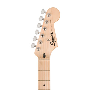 Squier Sonic Stratocaster HT Electric Guitar w/White Pickguard, Maple FB, Arctic White
