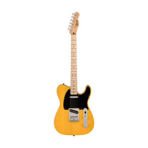 Squier Sonic Telecaster Electric Guitar w/Black Pickguard, Maple FB, Butterscotch Blonde (B-Stock)