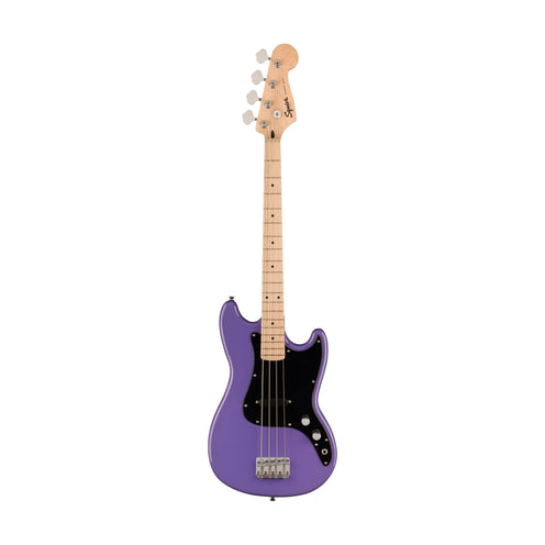 Squier Limited Edition Sonic Bronco Bass Guitar w/Black Pickguard, Maple FB, Ultraviolet (B-Stock)