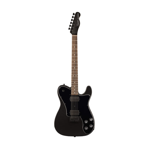 Squier FSR Affinity Series Telecaster Deluxe Electric Guitar, Laurel FB, Metallic Black