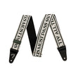 Fender George Harrison All Things Logo Guitar Strap, Black/White