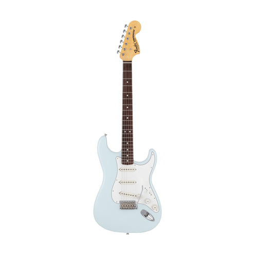 Fender Japan MIJ Traditional Late 60s Stratocaster Electric Guitar, RW FB, Sonic Blue