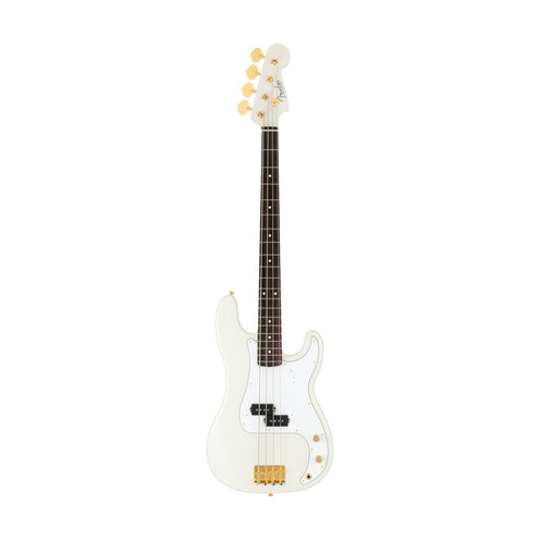 Fender Japan Traditional 2025 Collection 60s Precision Bass Guitar, RW FB, White Pearl