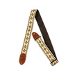 Gretsch G Brand Guitar Strap, Diamond Brown Ends