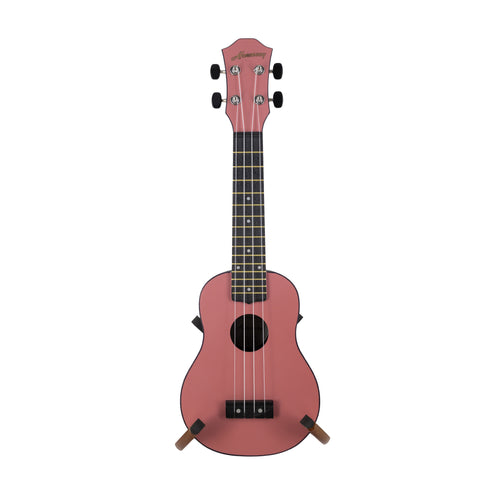 Harmony Foundation Series Sierra Classic ABS Soprano Ukulele, Coral Red (B-Stock)