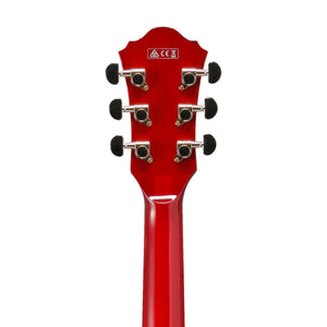Ibanez Artcore AS93FM-TCD Expressionist Acoustic-Electric Guitar, Transparent Cherry Red