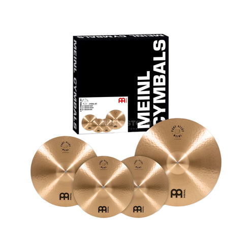 MEINL Cymbals PA141620 Pure Alloy Cymbal Set (14HH, 16C, 20R)