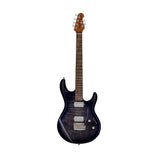 Sterling by Music Man LK100 Steve Lukather Signature Electric Guitar, Flame Maple Blueberry Burst