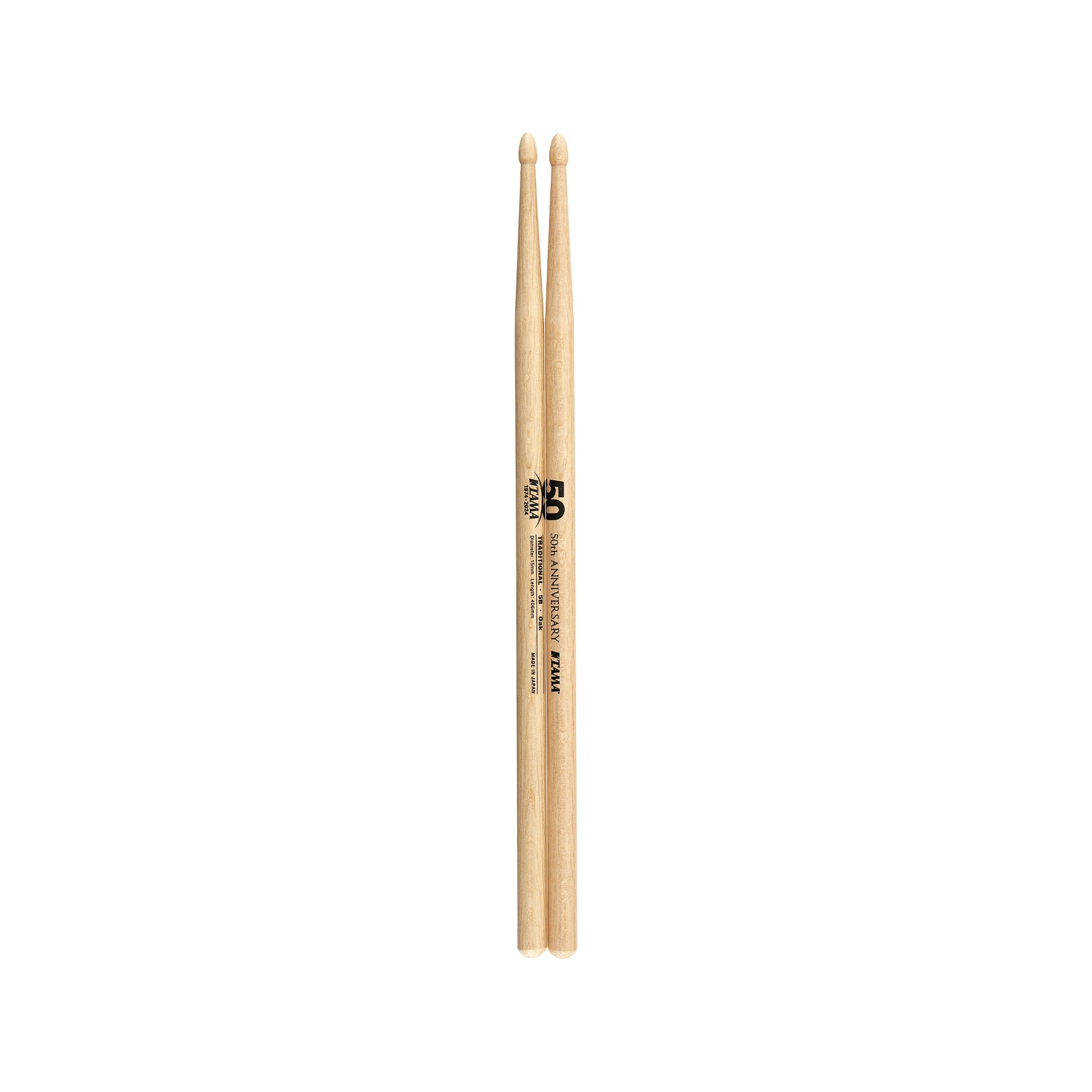 TAMA 7A-50TH Traditional Series 50th Anniversary Logo 7A Oak Stick