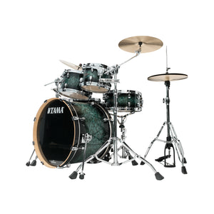 TAMA MBS52RZS-MSL Starclassic Performer 5-Piece Drum Shell Kit, Molten Steel Blue Burst