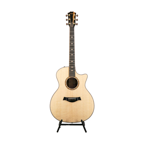 Taylor Custom Grand Auditorium C14ce Tiger Myrtle/Sitka Acoustic Guitar w/Case