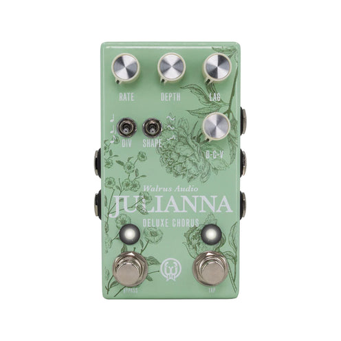 Walrus Audio Julianna Stereo Chorus/Vibrato Guitar Effects Pedal, Floral Series 2024