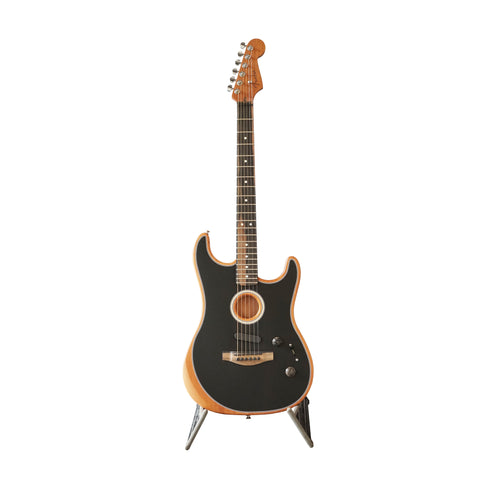 Fender American Acoustasonic Stratocaster w/Bag, Black, US206XXXX