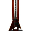 Jackson Custom Shop Randy Rhoads 1T Electric Guitar, Burgundy w/Gold Leaf Bevels