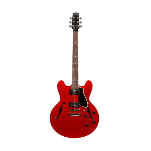 Heritage Standard H-535 Semi-Hollow Electric Guitar with Case, Trans Cherry