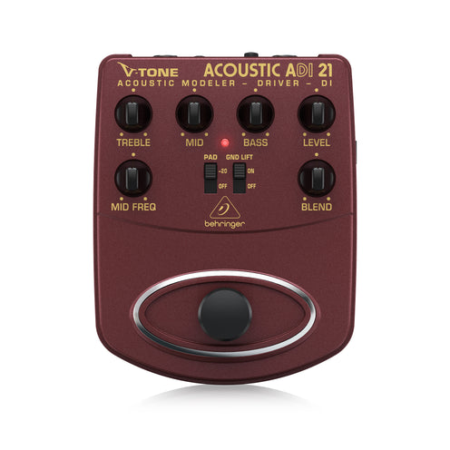 Behringer ADI21 V-Tone Acoustic Driver Direct Recording Preamp/Direct Box