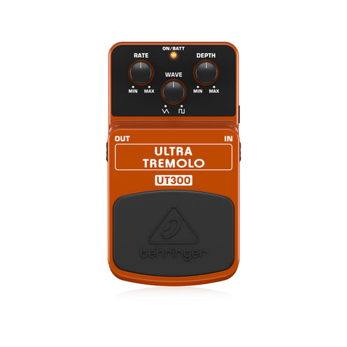Behringer UT300 Ultra Tremolo Classic Tremolo Guitar Effects Pedal