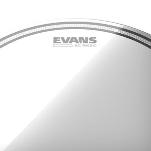 Evans TT16ECR 16inch EC Resonant Clear Tom Drumhead