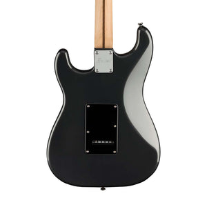 Squier Affinity Series HSS Stratocaster Guitar Pack, Laurel FB, Charcoal Frost Metallic, 230V, UK