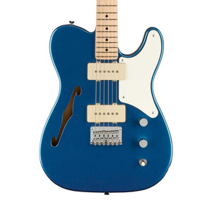 Squier Paranormal Series Cabronita Thinline Telecaster Electric Guitar, Lake Placid Blue