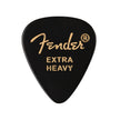 Fender 351 Premium Extra-Heavy Guitar Pick, Black, 12-Pack