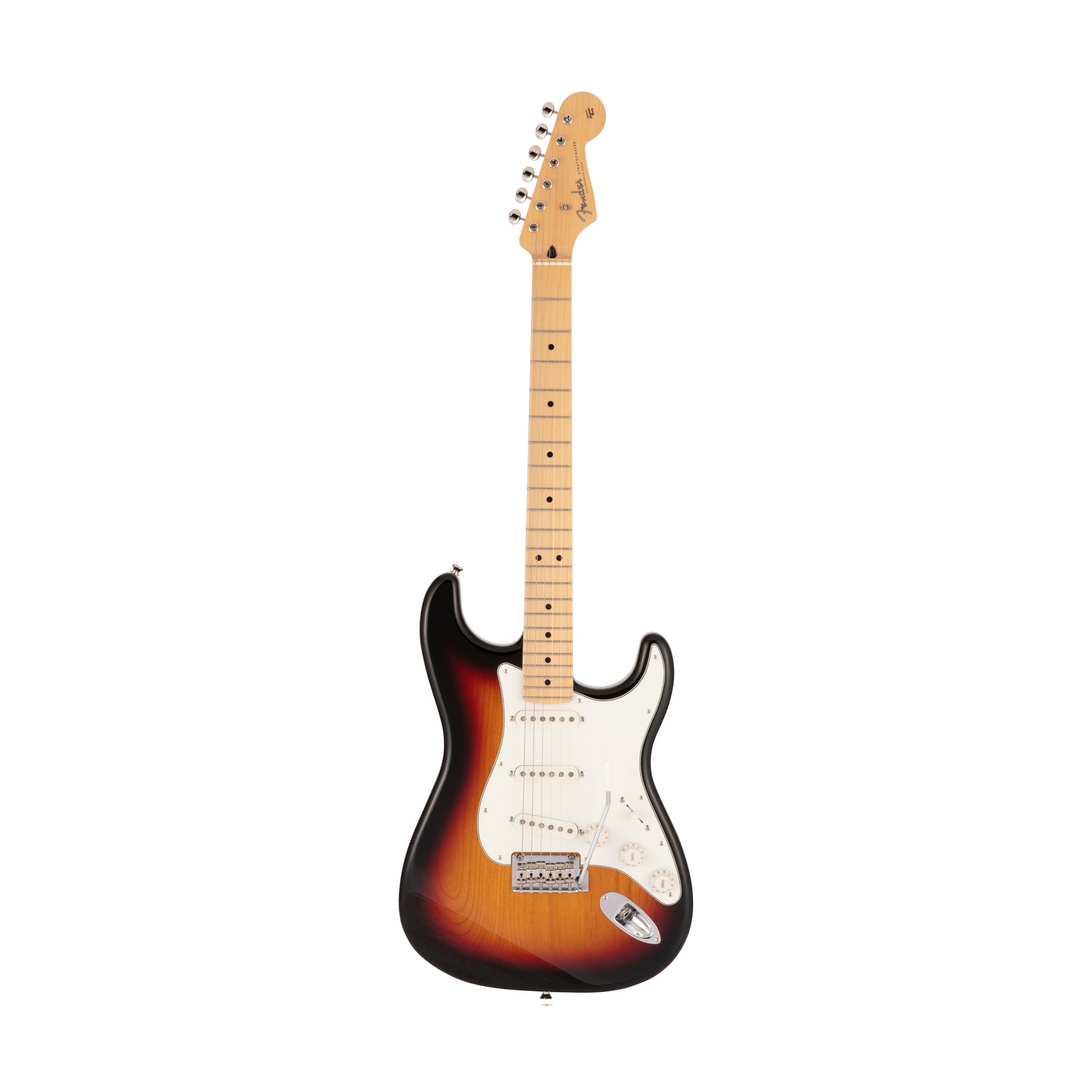 Fender Japan Hybrid II Stratocaster Electric Guitar, Maple FB, 3-Color Sunburst