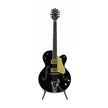 Gretsch G6120T-BSNSH Brian Setzer Signature Nashville Hollowbody w/Bigsby Electric Guitar, Ebony FB, Black Lacquer