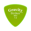 Gravity Striker Mini 1.5mm Guitar Pick, Polished Fluorescent Green