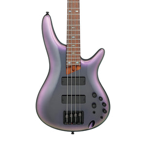 Ibanez Premium SR500E-BAB Electric Bass Guitar, Black Aurora Burst Gloss