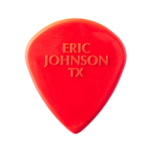 Jim Dunlop 47PEJ3N Eric Johnson Jazz III Red Picks, 6-Pack