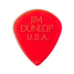 Jim Dunlop 47PEJ3N Eric Johnson Jazz III Red Picks, 6-Pack
