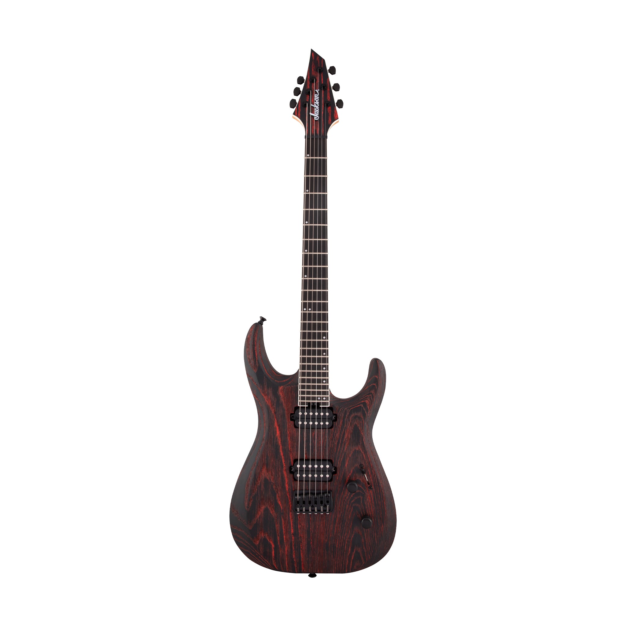 Jackson Pro Series Dinky DK2 Modern Ash HT6 Electric Guitar, Ebony FB, Baked Red