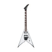 Jackson JS Series King V JS32 Electric Guitar, Amaranth FB, White with Black Bevels
