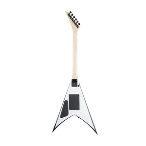 Jackson JS Series King V JS32 Electric Guitar, Amaranth FB, White with Black Bevels