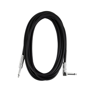koda essential KIC15RA Straight-Angled Instrument Cable, 15ft, Black