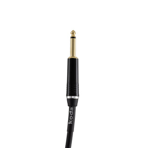 koda plus KIC15 Straight-Straight Instrument Cable, 15ft, Black