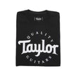 Taylor Men's Basic Black Logo T-Shirt, Small