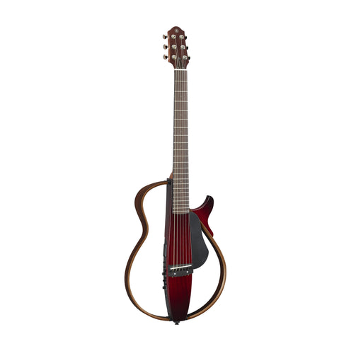 Yamaha SLG200S Steel String Silent Guitar, Crimson Red Burst