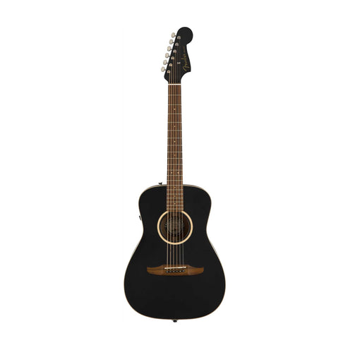 Fender California Malibu Special Small-Bodied Acoustic Guitar w/Bag, Matte Black (B-Stock)