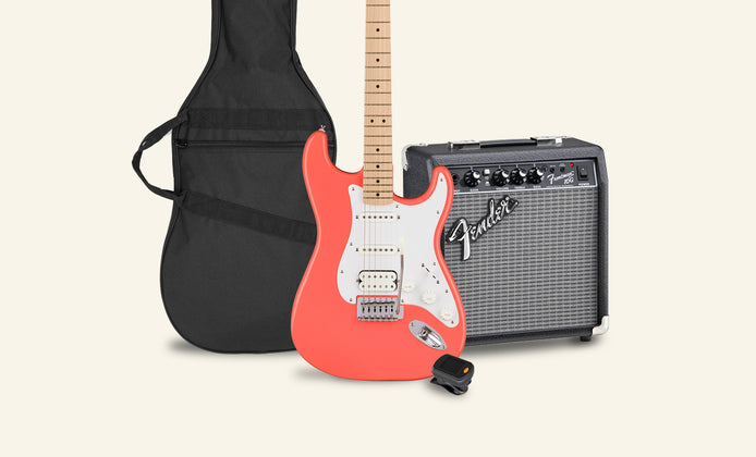 Squier Sonic Stratocaster HSS Bundle | Swee Lee Indonesia